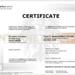 QM Certificate