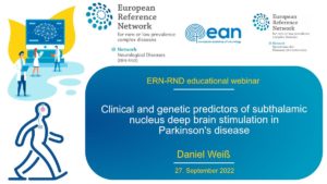 Free Webinar - Deep Brain Stimulation in Parkinson's disease (ERN-RND/EAN)