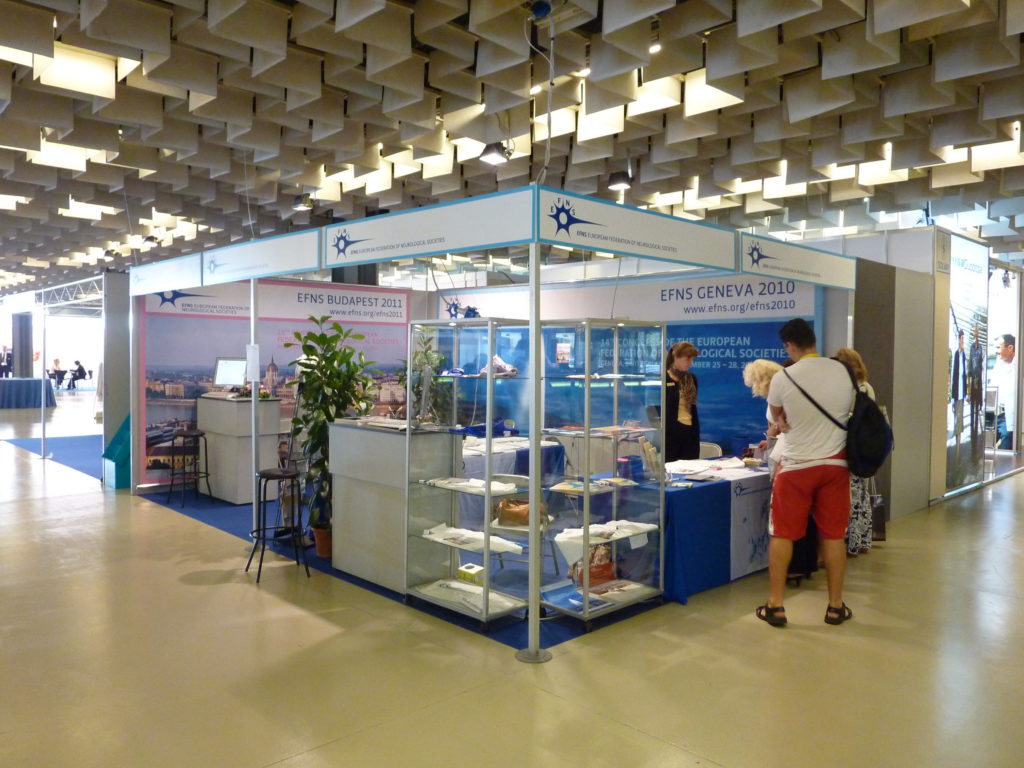 Exhibition stand, indoors