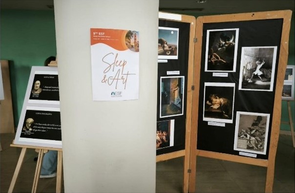 Poster exhibition of paintings based on sleep disorders