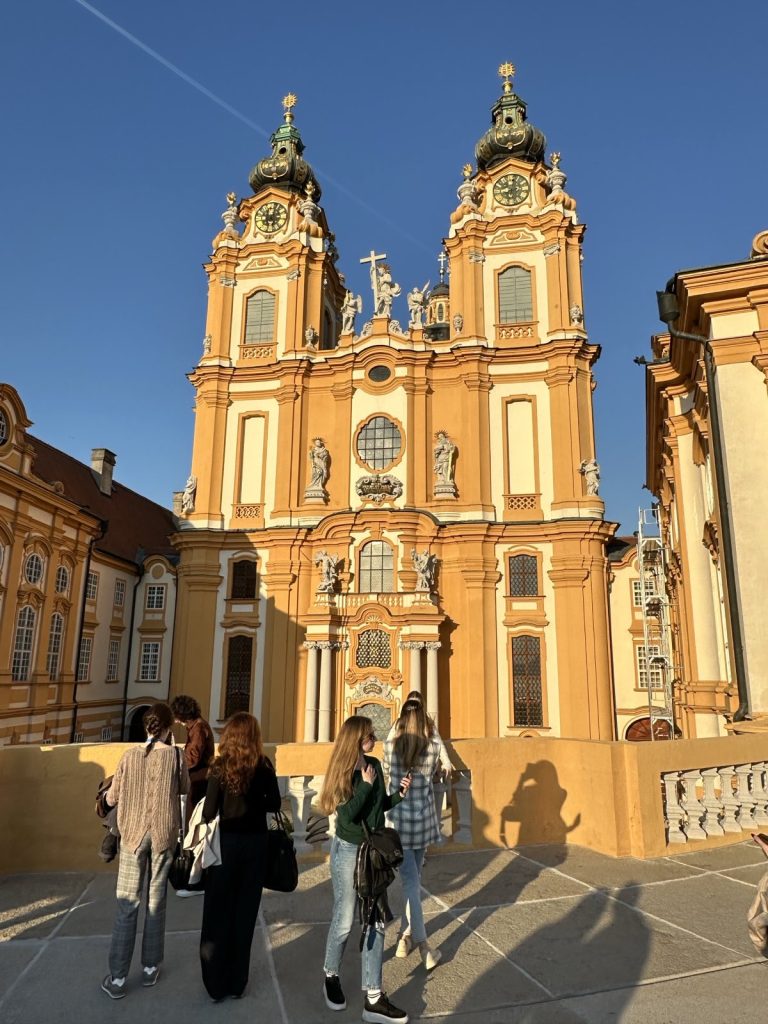 exterior view of Melk Monastery