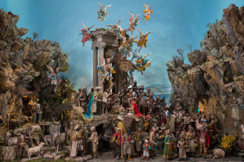 Nativity cribs are an important Italian custom and the city of Naples is world famous for its cribs and crib making. Cribs are usually put out on the 8th of December, but the figure of Baby Jesus is not put into the crib until the evening of the 24th of December.